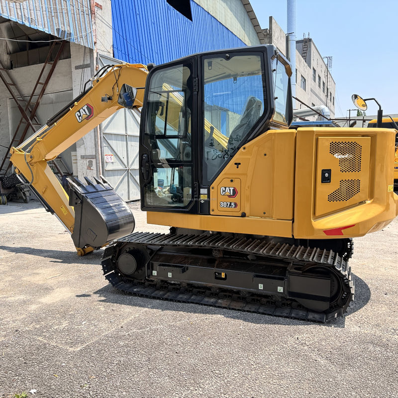Kullanılmış Caterpillar 307.5 2023 yılında üretildi Mini Kullanılmış Excavator mini kargador inşaat makineleri