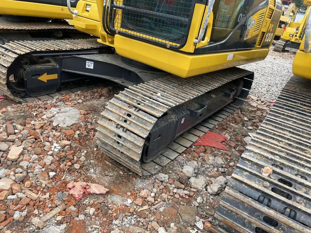 Yeni gelen kullanılmış kazıcı KOMATSU PC130/az çalışma saati ikinci el KOMATSU EXKAVAYOT
