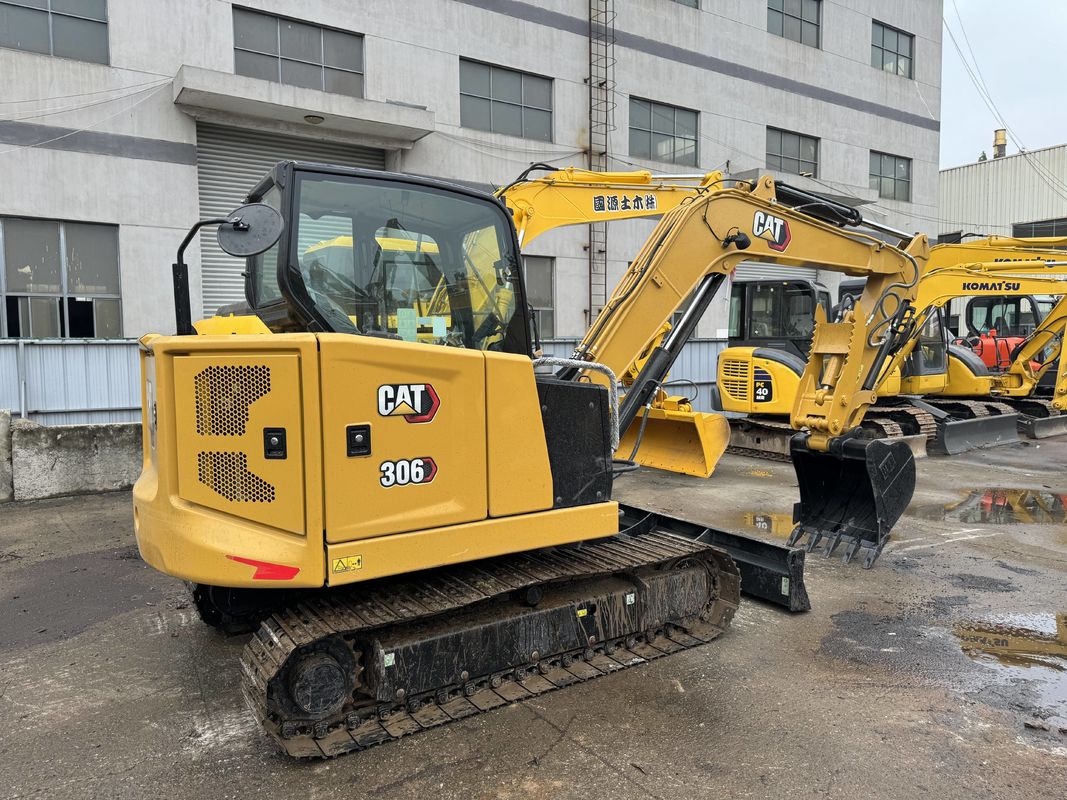 Kazı makinesi Kullanılmış Caterpillar cat306 307.5 308 ikinci el Japonya motor cat 306 EPA sertifikası