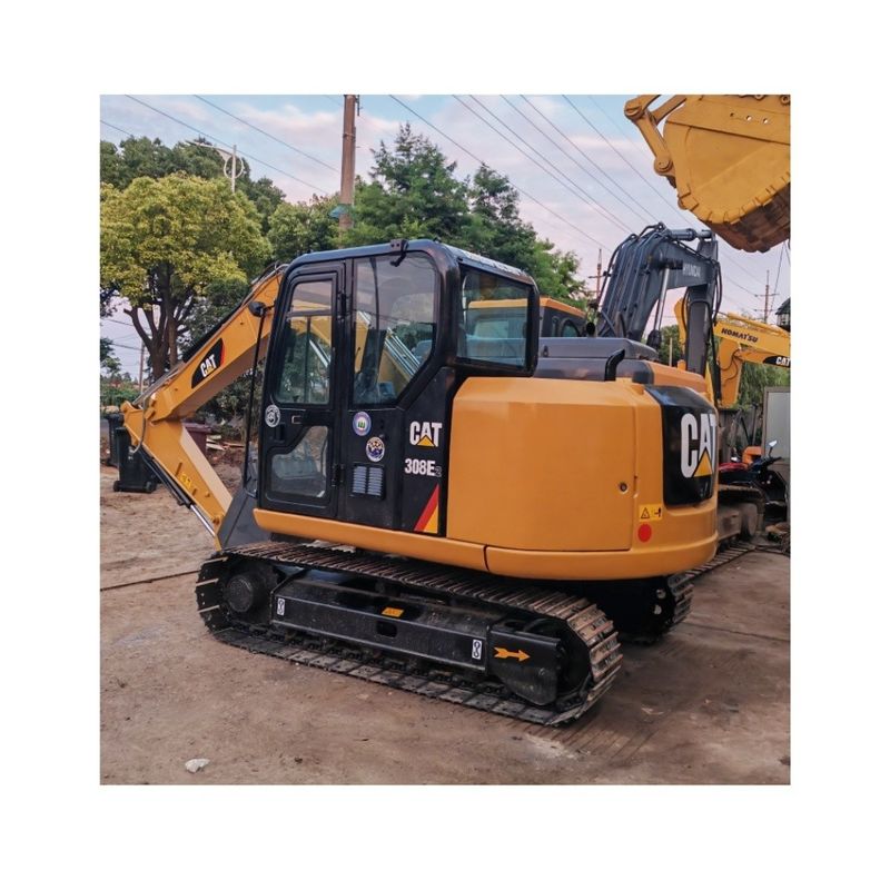 Kullanılmış kazıcılar Cat 308E / İkinci el Mini Japon 8T EPA inşaat aletleri ve ekipmanları satılıyor