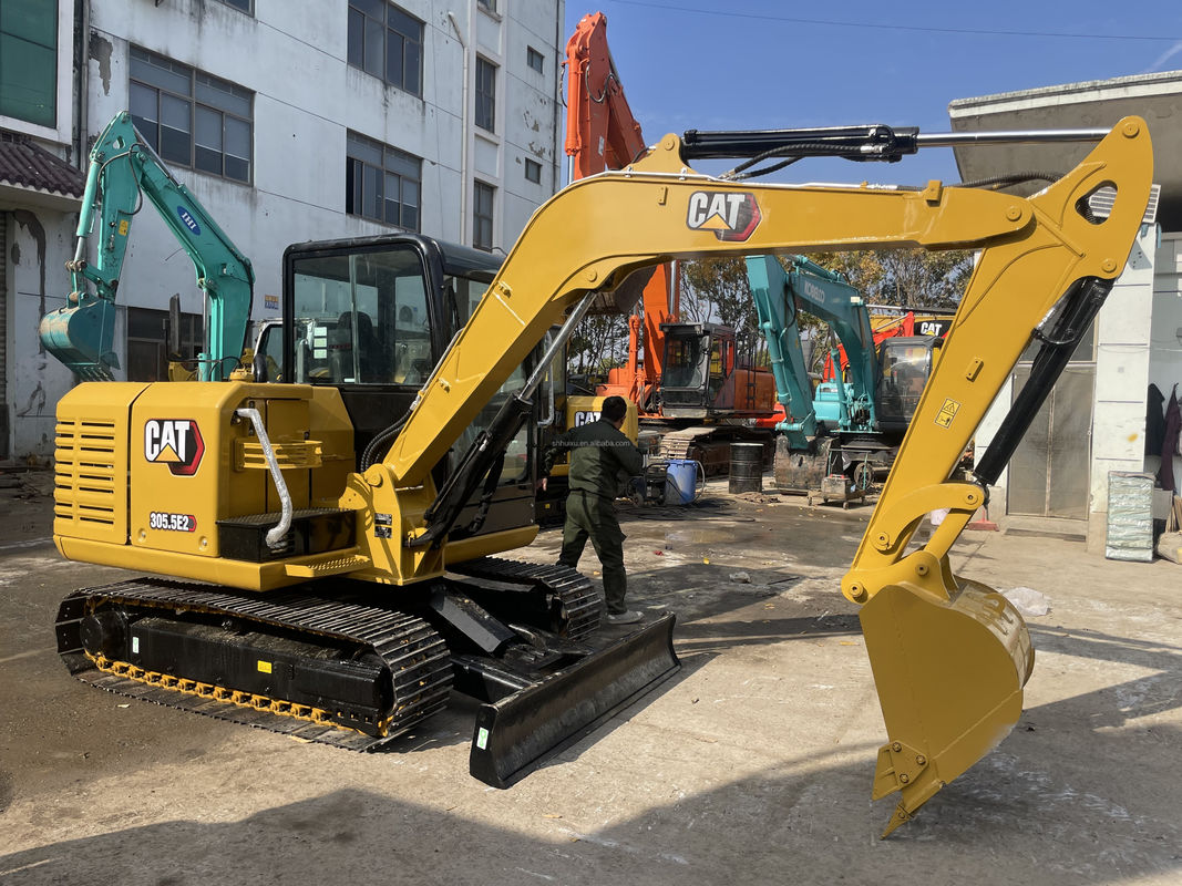 Satış için kullanılmış ekskavatörler CAT 305.5 307.5 308 320D ikinci el ekskavatör inşaat makineleri