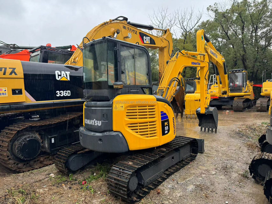 5.5ton mini kullanılmış ekskavatör kullanılmış komatsu pc55/ucuz fiyat yüksek kaliteli ikinci el komatsu pc55 satışta