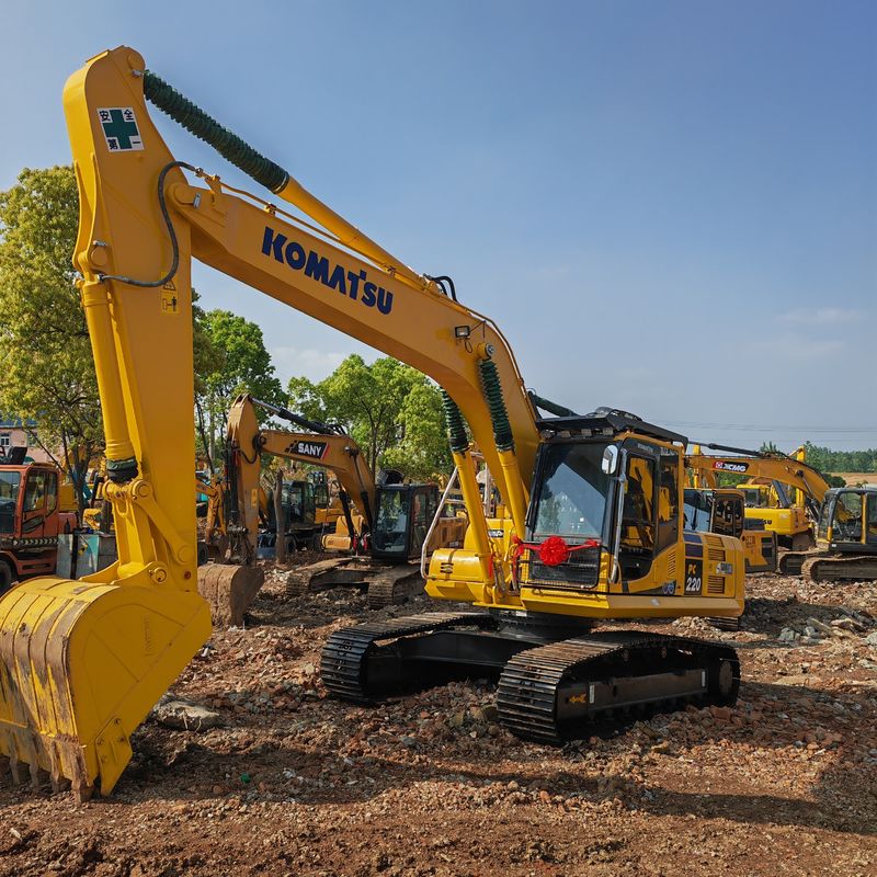 22 Ton Kullanılmış Ekskavatör Komatsu Pc220 8 İkinci El Asıl Renk