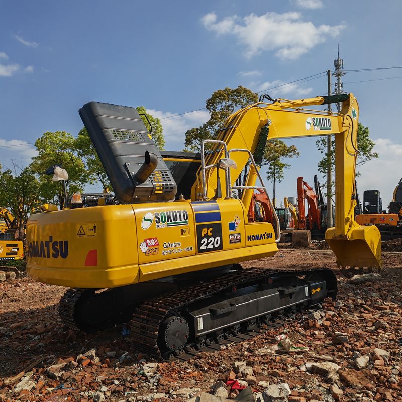 22 Ton Kullanılmış Ekskavatör Komatsu Pc220 8 İkinci El Asıl Renk