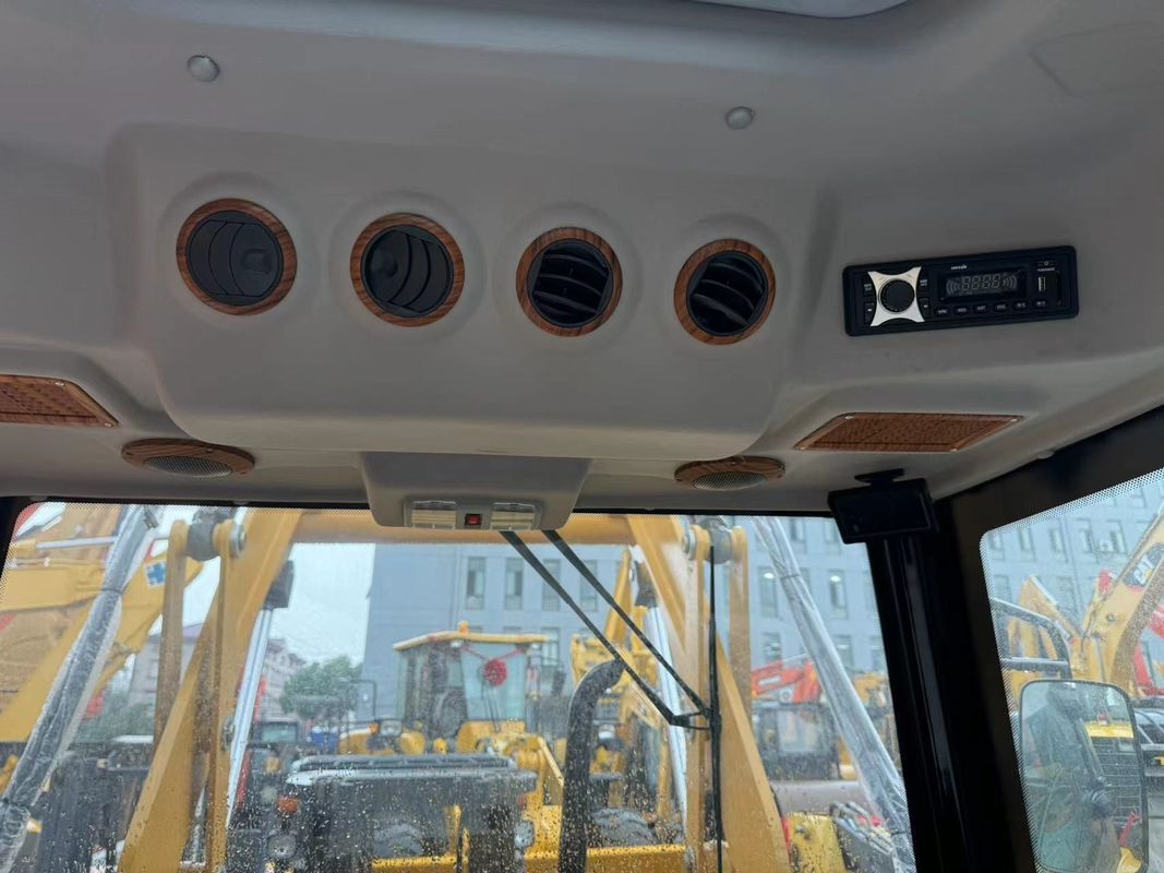 Kullanılmış kazık makinesi Caterpillar CAT420F backhoes her iki ucunda da meşgul / ikinci el japon traktör motoru iyi durumda