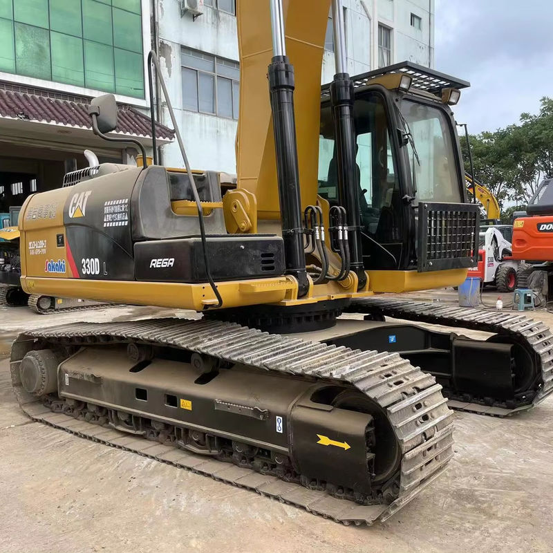 Kullanılmış Japon orijinal makine Caterpillar CAT330D 320GC 320D2 / inşaat ve bina makineleri kazıcı tırtıl