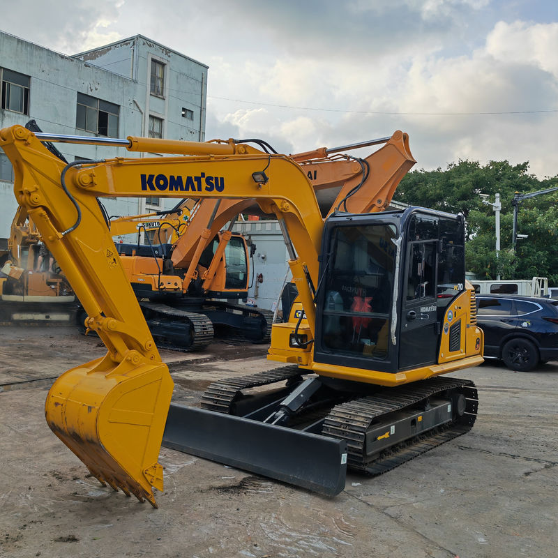 Japonya markası Komatsu PC70 PC78 PC60 PC55 İkinci el 6,5 Ton