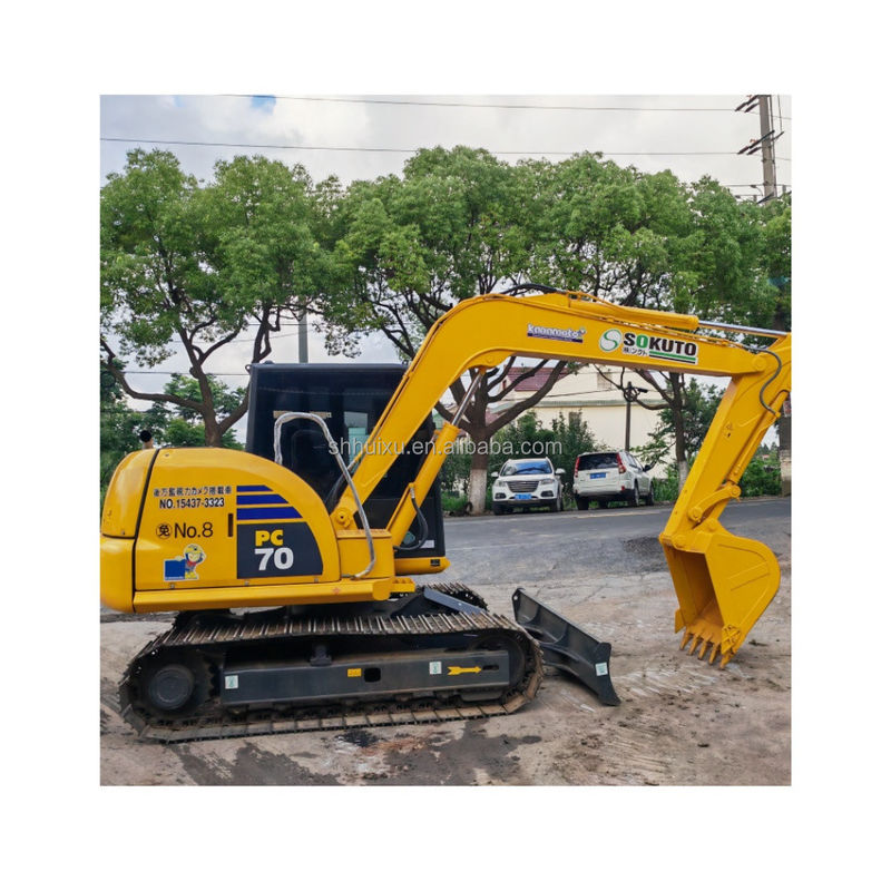 Japonya markası Komatsu PC70 PC78 PC60 PC55 İkinci el 6,5 Ton