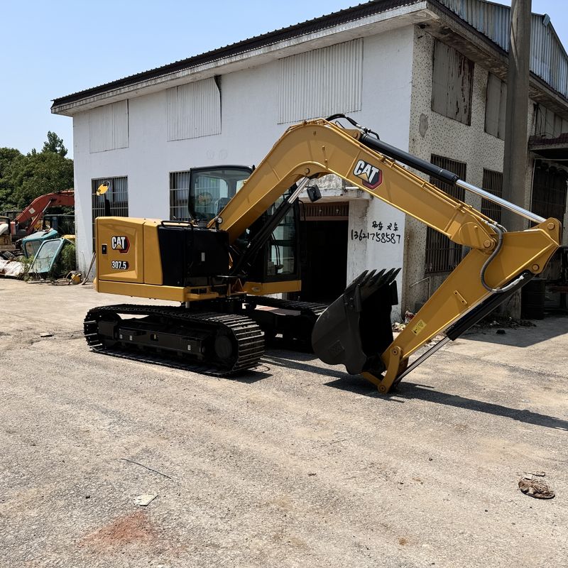 100% orijinal boya ikinci el Caterpillar 307.5 Mini Kullanılmış Kazı makinesi mini inşaat makineleri cat307.5