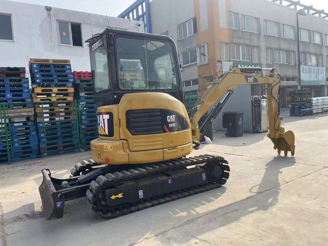 kaliteli kullanılmış cat 303 ikinci el kazık makinesi 303 orijinal motor kullanılmış mini kazık makinesi cat 303