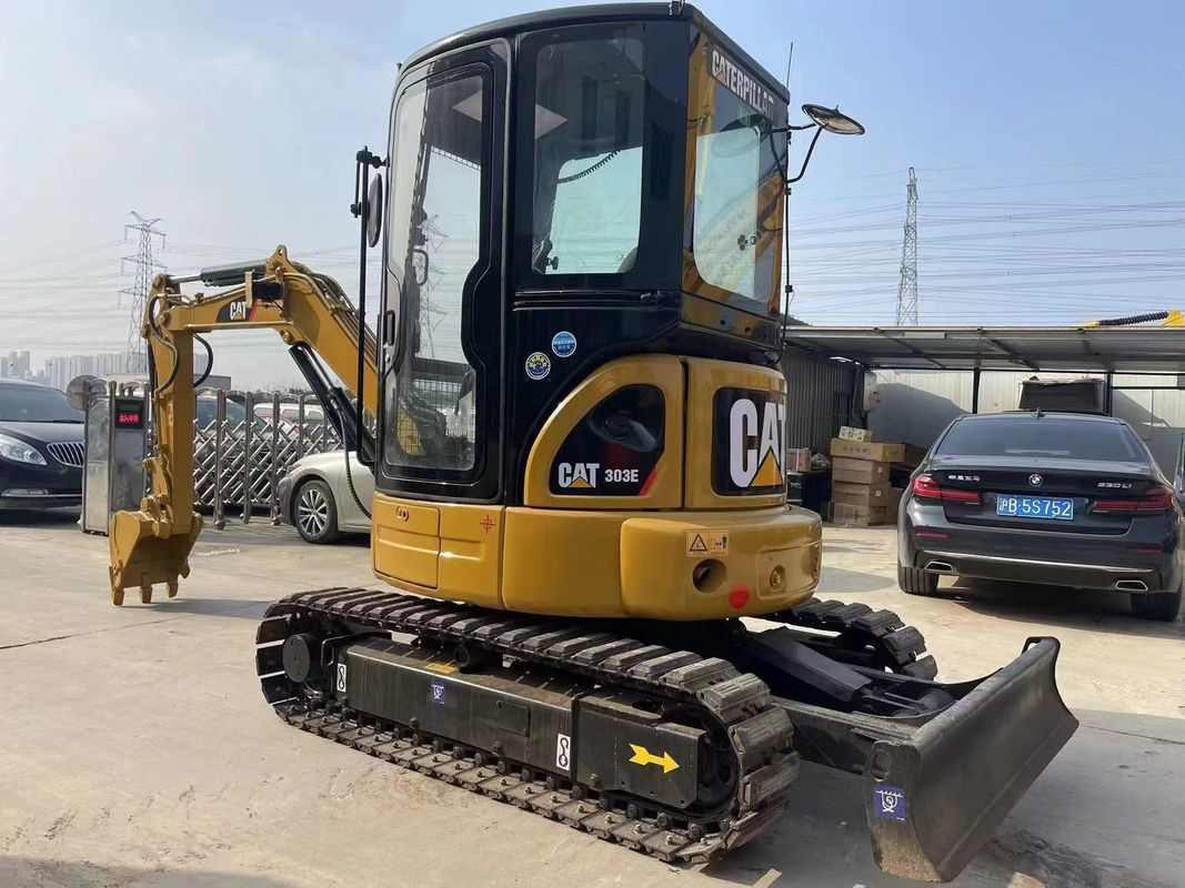 kaliteli kullanılmış cat 303 ikinci el kazık makinesi 303 orijinal motor kullanılmış mini kazık makinesi cat 303