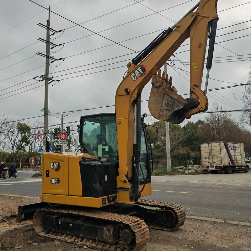 90%YENİ Kullanılmış kazıcılar CAT 306 305.5 308E stokta kullanılan CAT 306 mühendislik ve inşaat makineleri