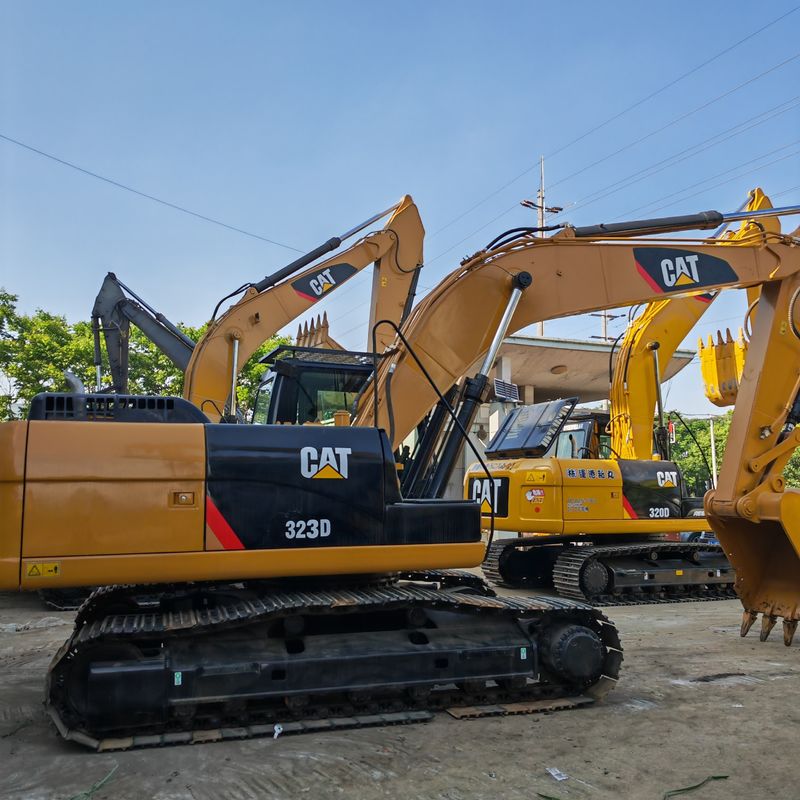 kullanılmış sürünen kazık makinesi cat 323d/iyi kaliteli ikinci el kazık makinesi cat 323d