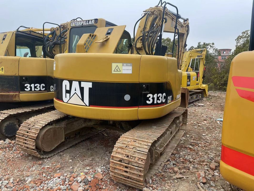 13 tonluk kullanılmış kazık makinesi cat 313c/yüksek kazım gücü ikinci el kazık makinesi cat 313c