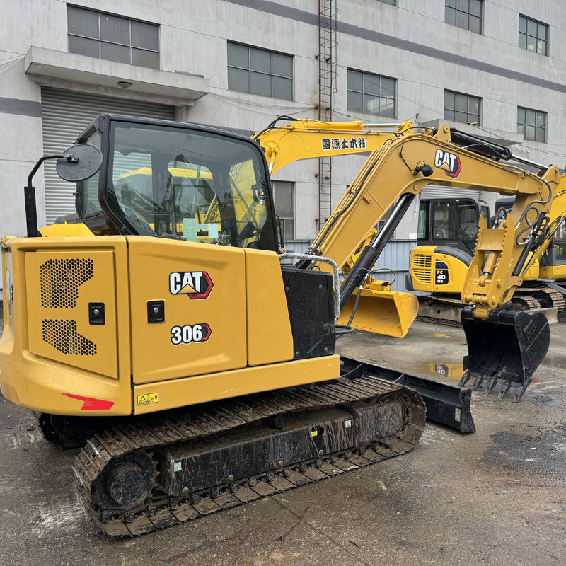 Kullanılmış ekskavatörler CAT 306 inşaat makineleri ikinci el ekskavatörler kazıcılar tırtıllar CAT 306 satış için kalite güvencesi