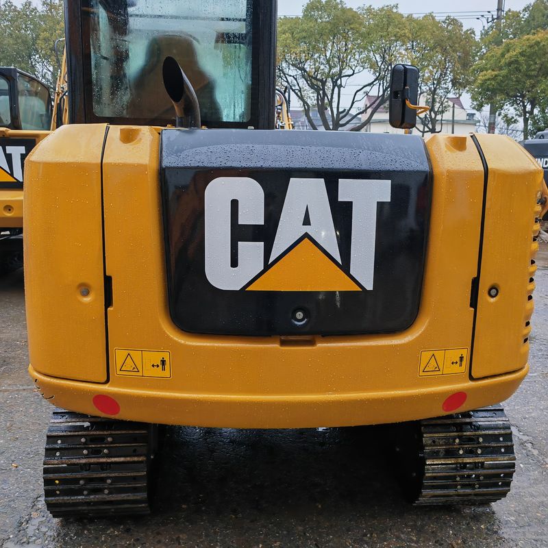 Kullanılmış CAT 305.5E mini kazık makinesi kuyruksuz Caterpillar 305.5 mini kazık makinesi düşük fiyatlı CAT302 CAT305.5 CAT306 CAT304 CAT305 satışta