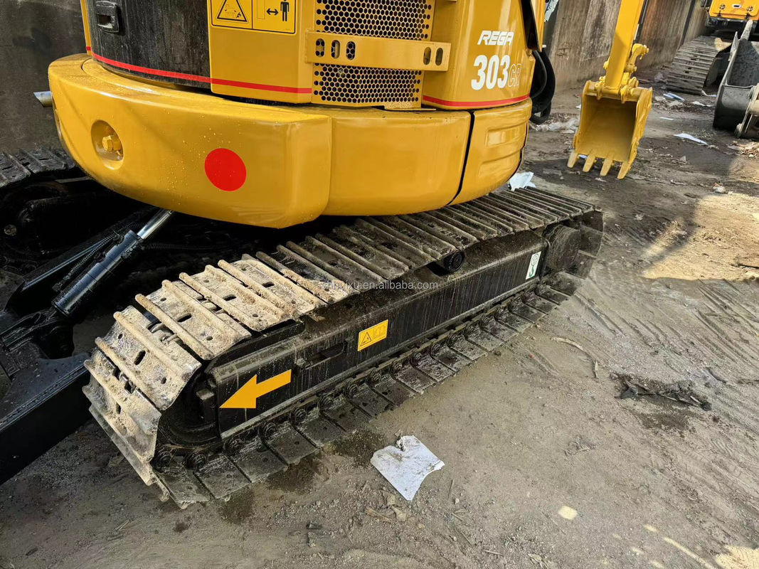 Neredeyse yeni Japonya kullanılmış 3 tonluk mini kazık makinesi CAT303CR kullanılmış sürünen Japon kullanılmış kazık makinesi fiyatı satılık