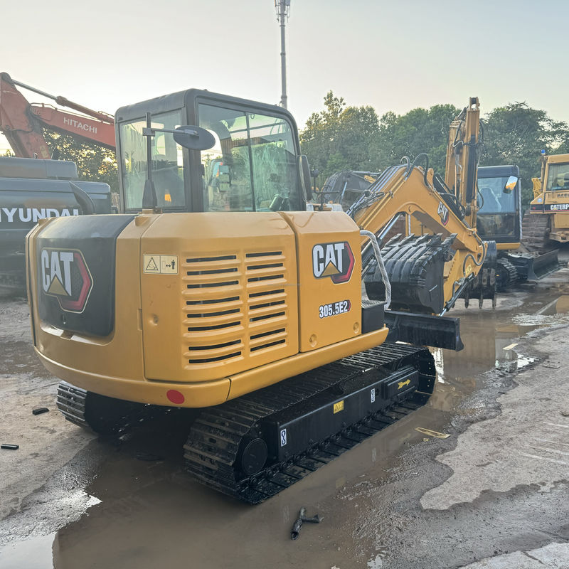 5.5 ton küçük kullanılmış kazık makinesi cat305.5e /saniye el kazık makinesi cat 305.5e satışta