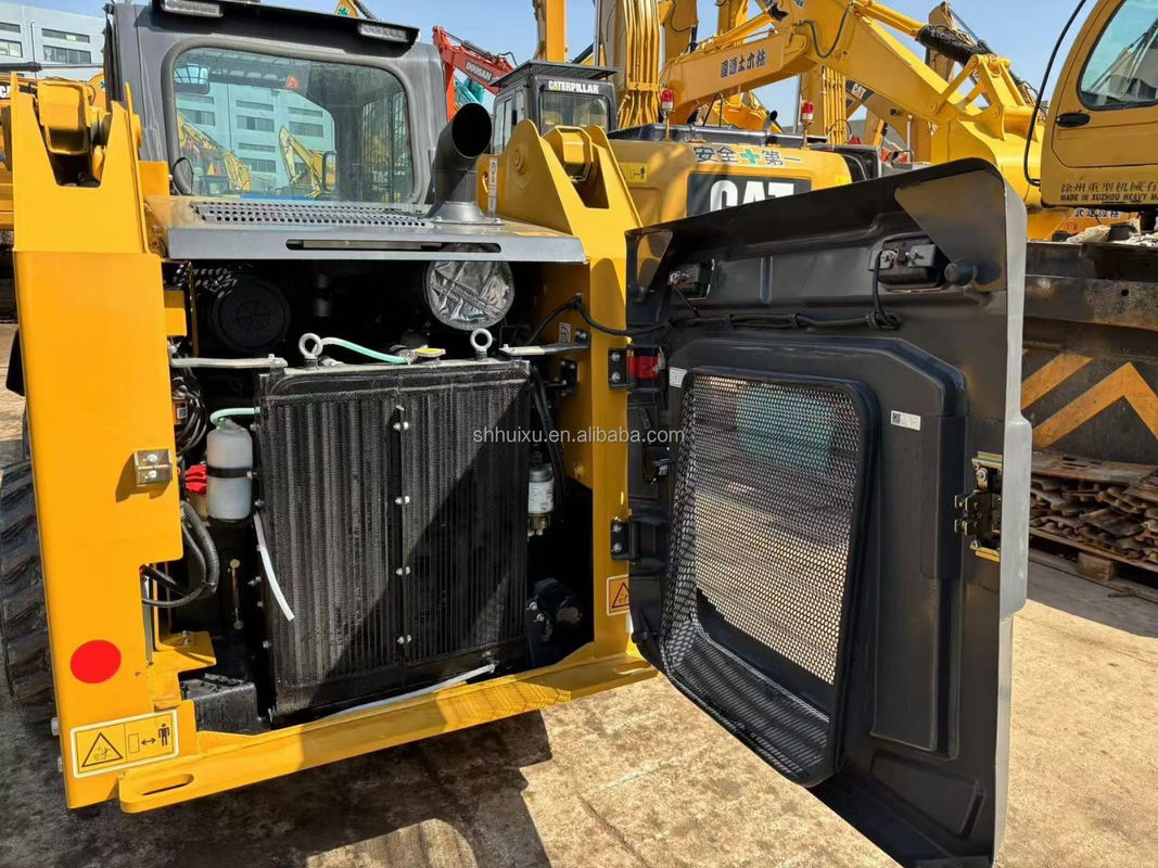 kullanılmış kaydırma makinesi CAT 246D3 Caterpillar tekerlekli kazıcı Japonya orijinal tekerlekli kazıcılar