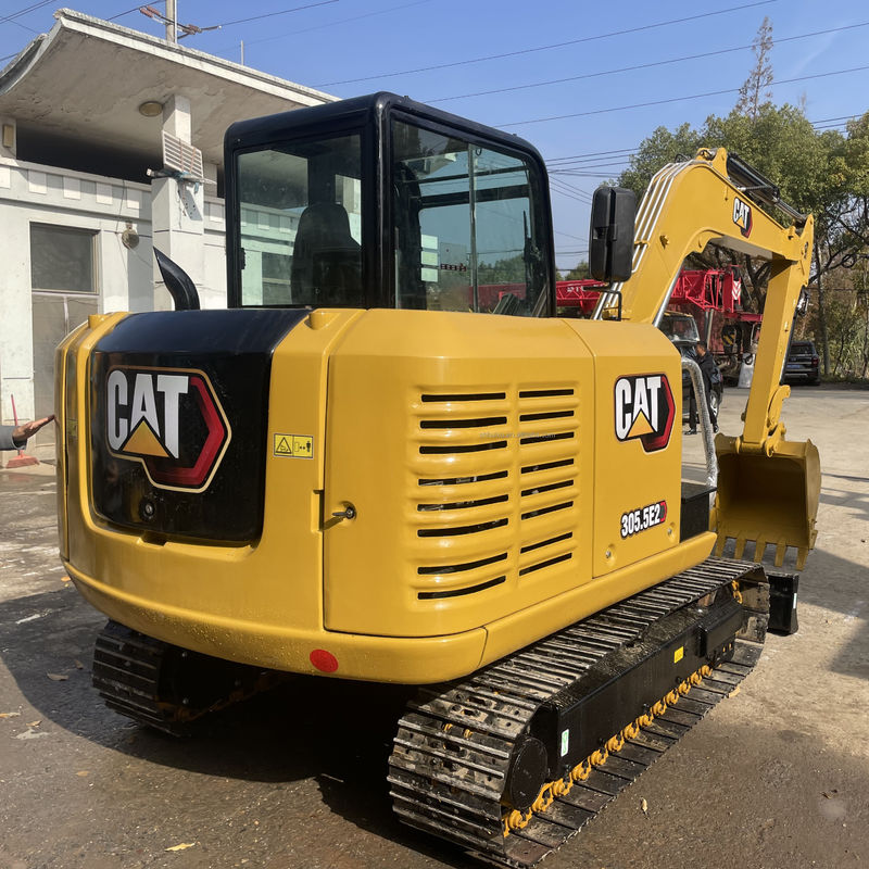 orijinal tırtıl CAT 305.5E ekskavatör satın alınmış ekskavatörler CAT305.5E kazıcı ucuz fiyat düşük saatli