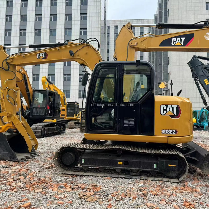 tırtıl Kediler için kullanılan mini kazık makinesi CAT307E CAT308 ECAT310 Orijinal Japonya Kediler için kullanılan kazık makinesi