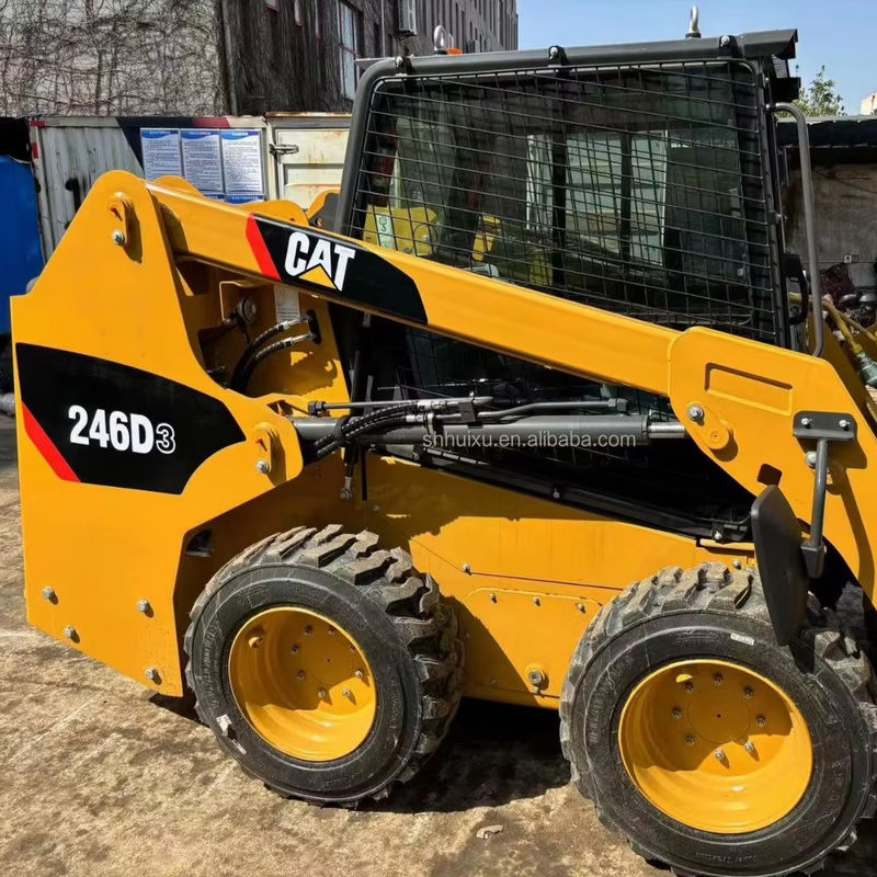 Caterpillar 246D Kaydırma Yükleyici Kullanılmış Cat 246C Kaydırma Yükleyici İkinci El Cat Yükleyici