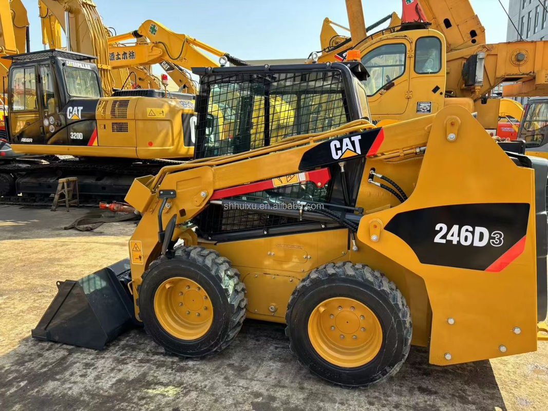 Caterpillar 246D Kaydırma Yükleyici Kullanılmış Cat 246C Kaydırma Yükleyici İkinci El Cat Yükleyici