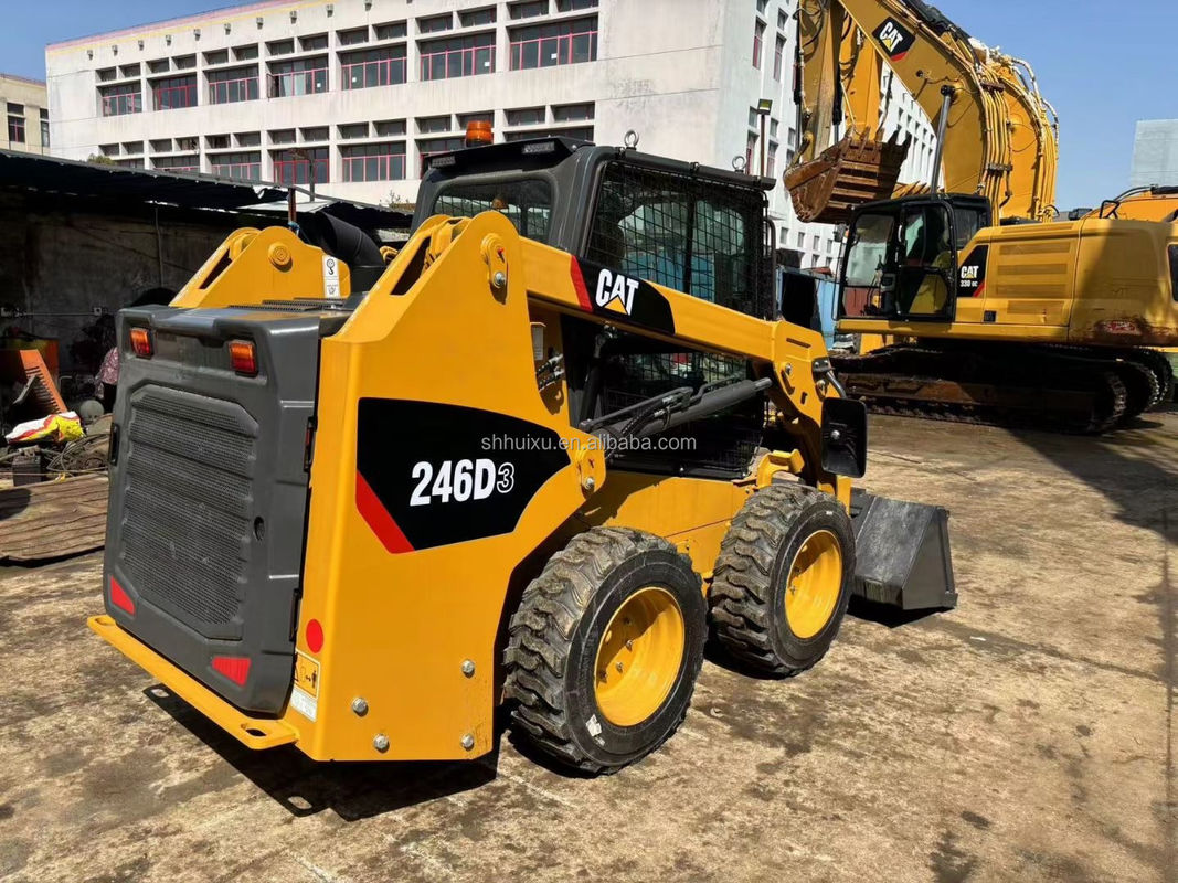 Caterpillar 246D Kaydırma Yükleyici Kullanılmış Cat 246C Kaydırma Yükleyici İkinci El Cat Yükleyici