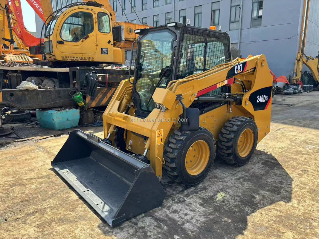 Caterpillar 246D Kaydırma Yükleyici Kullanılmış Cat 246C Kaydırma Yükleyici İkinci El Cat Yükleyici