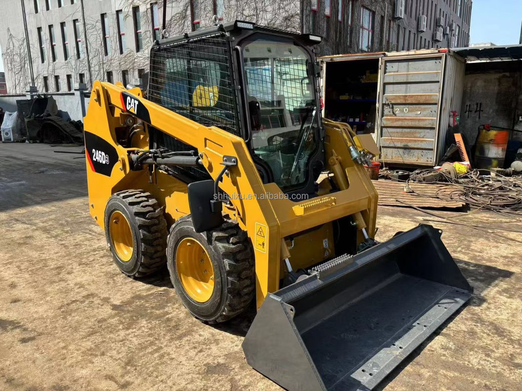 Caterpillar 246D Kaydırma Yükleyici Kullanılmış Cat 246C Kaydırma Yükleyici İkinci El Cat Yükleyici