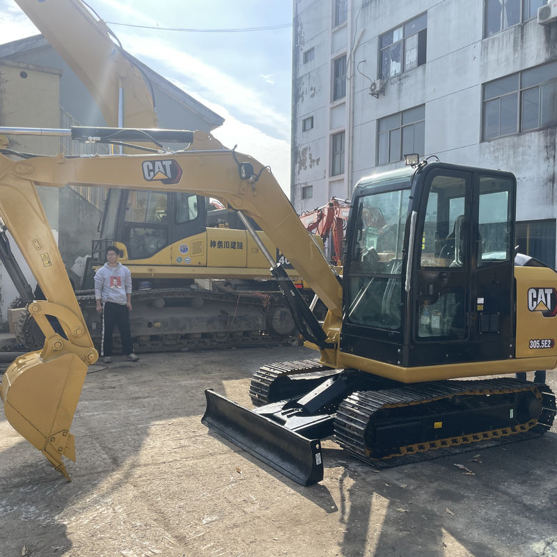 5 ton kullanılmış kazık makinesi CAT305.5E Ucuz fiyatla Çin'de satılıyor