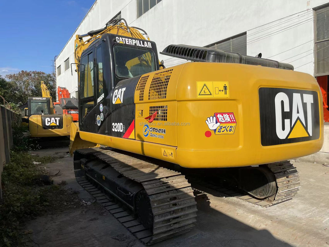 sarı renk orijinal cat320d kullanılmış kazık makinesi cat320d ucuz fiyatla satılıyor