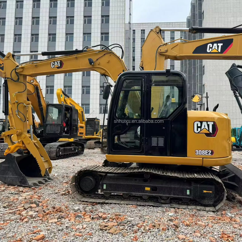 sarı renkli yüksek kazma gücü kullanılmış cat308e/ikinci el kazıcı cat308e satışta