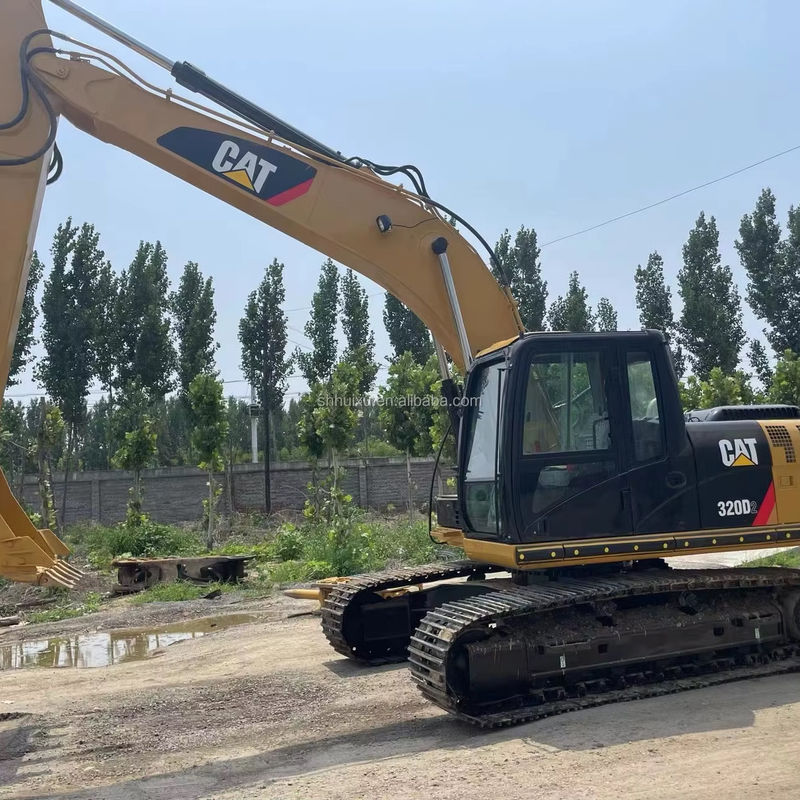 Çin'de kullanılan orijinal boya kazı makinesi cat 320d Shanghai ikinci el cat 320d satılıyor