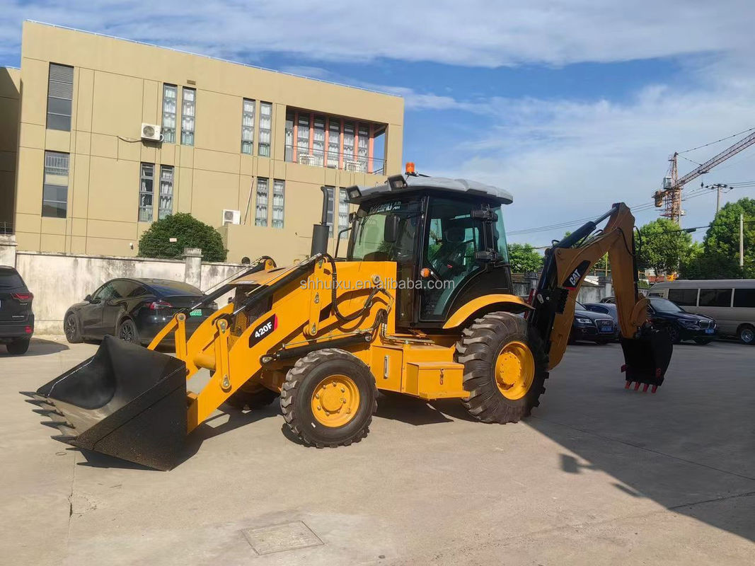 kullanılmış inşaat makineleri cat 420f/ orijinal boya ucuz fiyat cat 420f satılıyor