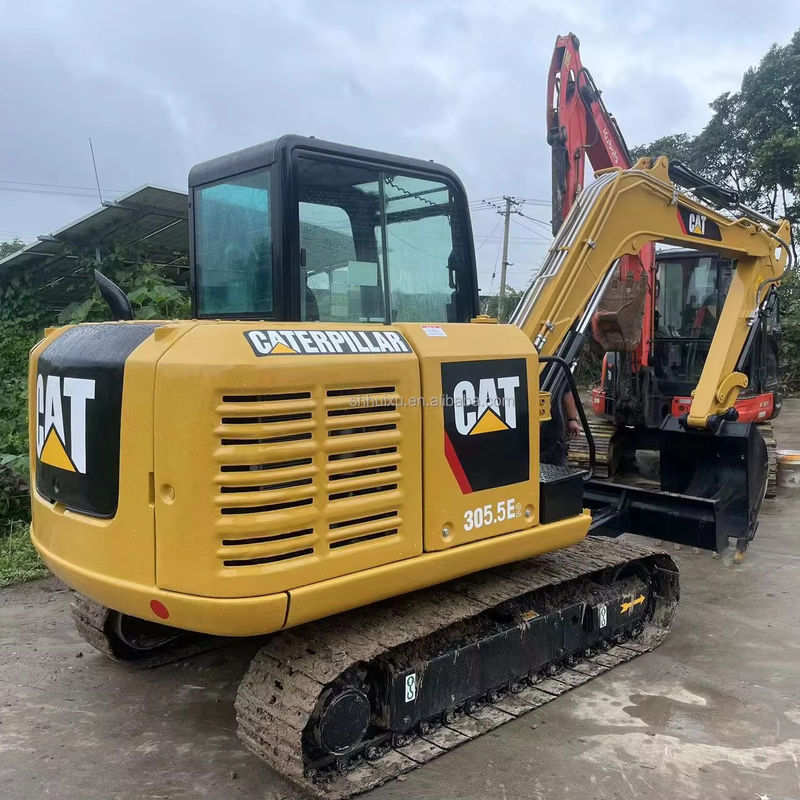 Çin ucuz kazma makinesi CAT 305,5E2 5T mini kazma makineleri ikinci el kazma makinesi inşaat