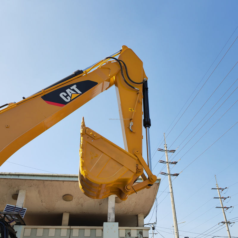 İyi durumda Japon orijinal ikinci el tırtıl cat320d kazık makinesi kullanılmış cat 320d Shanghai kazık makinesi