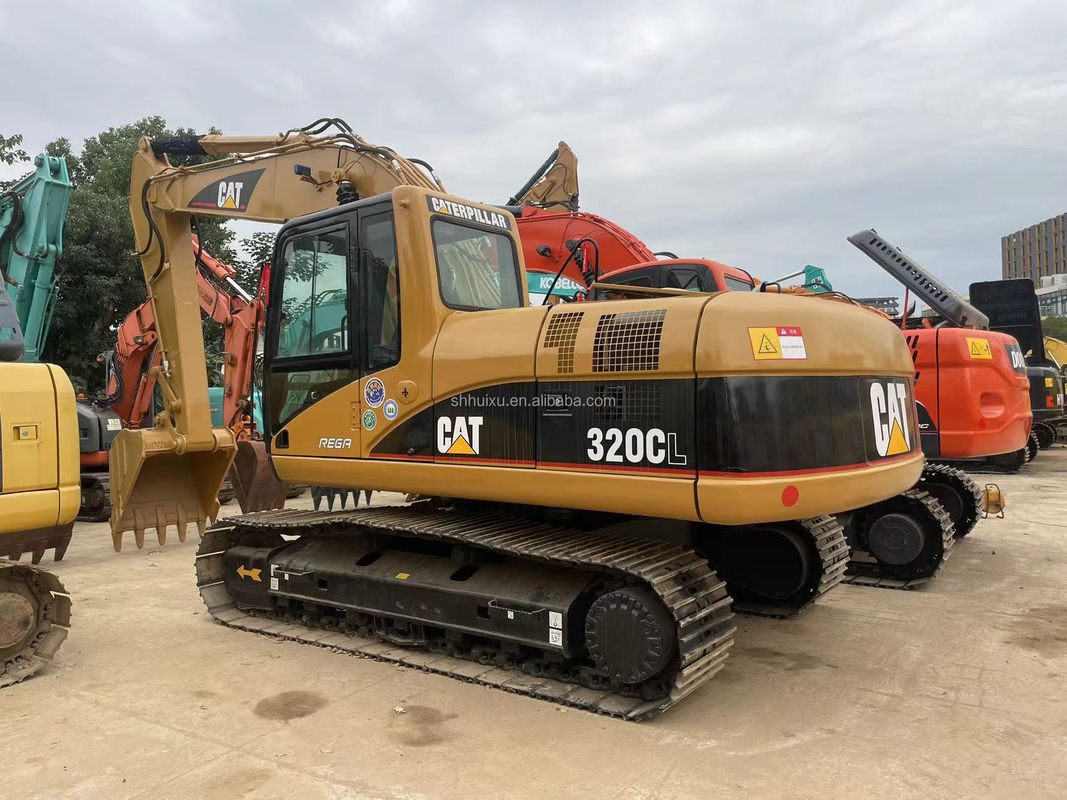 CAT320GC Kullanılmış kedi kazıcı orijinal iyi durumda 20.5 tonluk sürünen taşıma