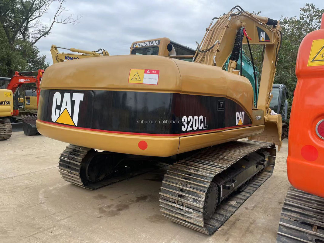 CAT320GC Kullanılmış kedi kazıcı orijinal iyi durumda 20.5 tonluk sürünen taşıma