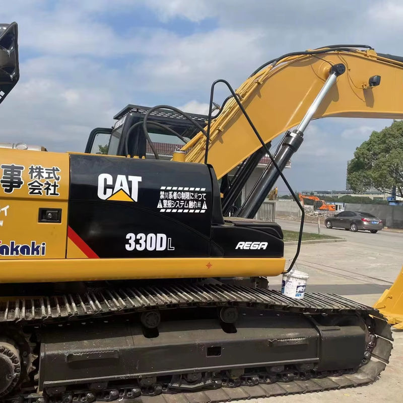 1.54m3 kova kapasitesi orijinal CAT330DL Kullanılmış kedi kazıcı kedi kazıcı 30.15 Ton
