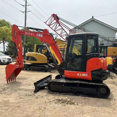 Kullanılmış mini kazıcı Kubota165 Japonya kökenli ucuz fiyat/İlk el hidrolik sürünen kazıcı Kubota165 Yüksek kalite
