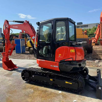 6500kg Kullanılmış Mini İnşaat Makineleri Kubota Kx165 Giyim Dükkanları