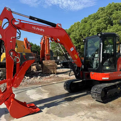Mini KUBOTA KX165 İkinci el kazıcı sürünme tipi hareketli