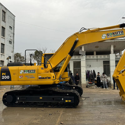 20 ton orijinal renk kullanılmış kazıcı kullanılmış Komatsu PC200 inşaat kazıcı